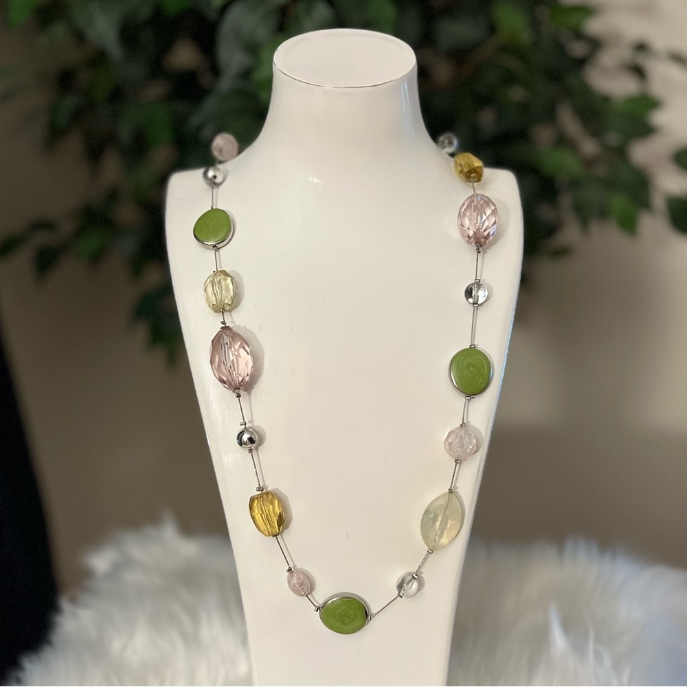 ✔️NY Multicolor Bead Long Necklace